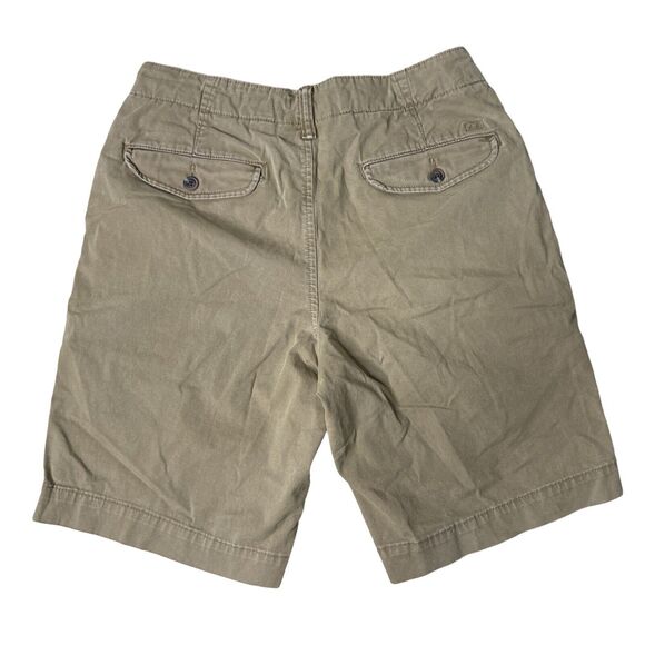 American Eagle Shorts Men 30 Tan Chino Classic Neutral Casual Preppy Streetwear - Picture 2 of 5